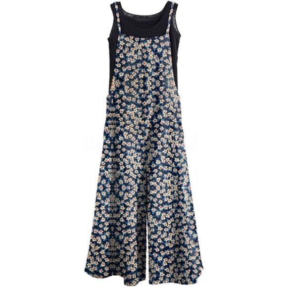 Women's Casual Loose Long Jumpsuits Jumpsuits-303 - Picture 1 of 3